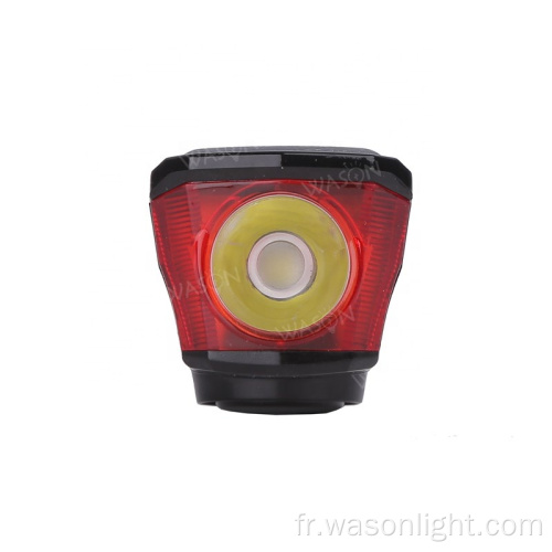 Wason Vendre à chaud 4 mode Reccharte de vélo solaire Bell Front Light Night Cycling High Power Bright Bike Horn Light Set